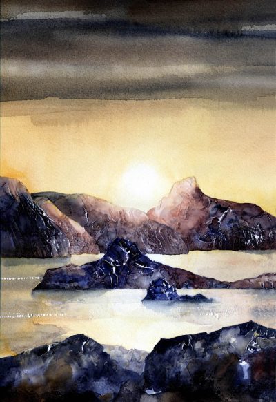 SUNSET AT ST DAVIDS